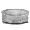 18" Round Ornate Plateau